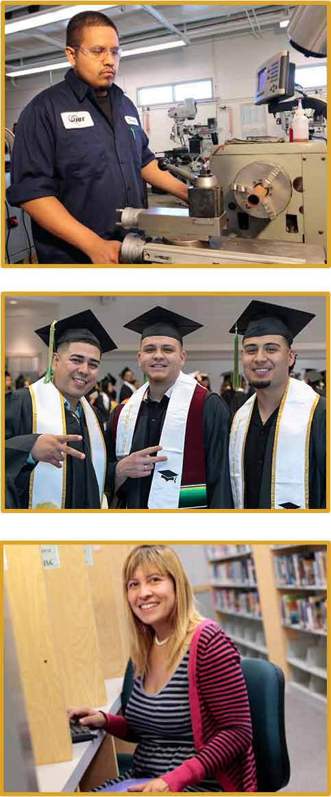 MCC Students around campus